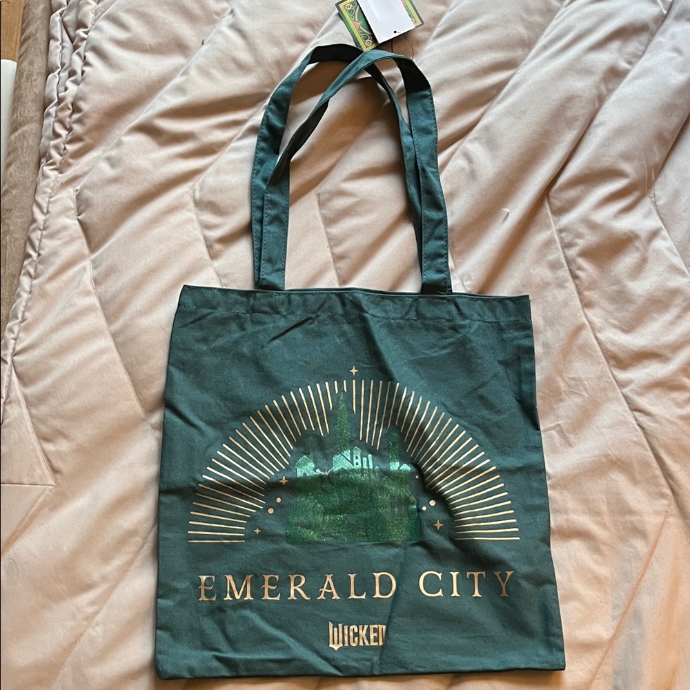 Emerald City Wicked Wizard of Oz Canvas Tote Bag
